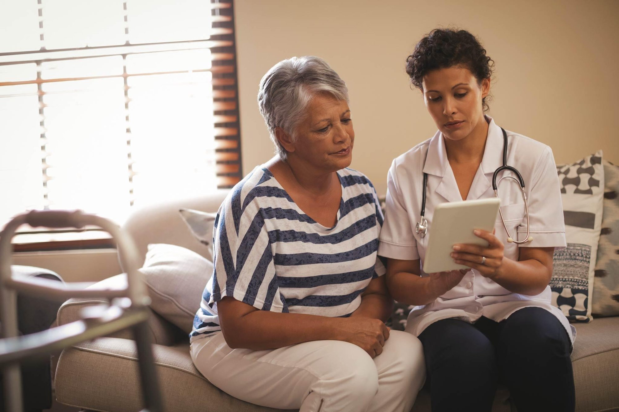 Doctor and Patient at Home